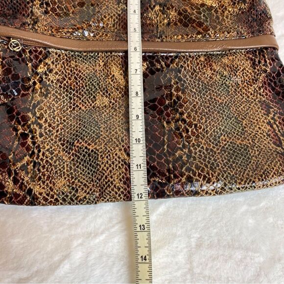 Bags By Pinky Miami Florida Faux Snake Skin Purse - Picture 9 of 9